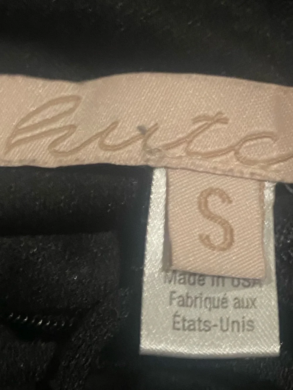 ANTHROPOLOGIE / HUTCH Black Asymmetric Halter Midi Dress with Thigh Slit - Picture 6 of 8